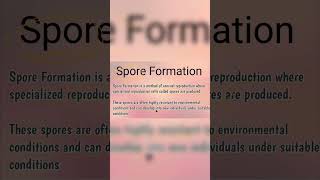 Here is Whats Good About Spore Formation class 10th NCERT biology [upl. by Mace]