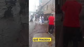 FUERTES INUNDACIONES EN LA VÍA DE ZAMORA Y SANTA CRUZ QUÉ TRAGEDIA [upl. by Abijah549]