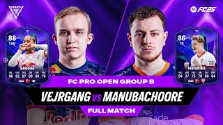 A new chapter in the RIVALRY  Vejrgang v ManuBachoore  FC Pro Open  Full Match [upl. by Paluas]