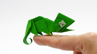 ORIGAMI CHAMELEON Jo Nakashima [upl. by Aivull]