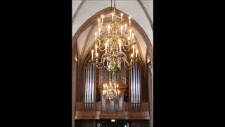 Janny De Vries  JS Bach  Allein Gott in der Höh sei Ehr BWV 662  Cunera kerk Rhenen [upl. by Dulcine989]