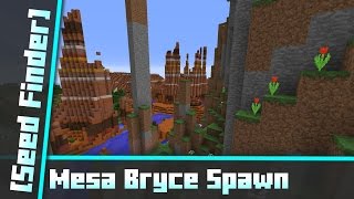 Mesa Bryce Spawn  All biomes around Seed Finder 062 [upl. by Seko956]