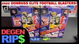 Brand New  2022 Donruss Elite Football Blaster Box Review [upl. by Wadesworth]