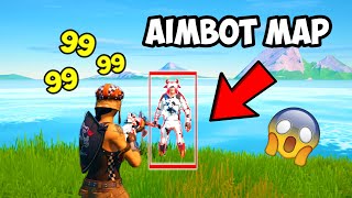 this fortnite map gives you aimbot 😳 [upl. by Mylo]