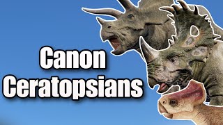 The Ceratopsians of the Jurassic Franchise [upl. by Alroi]