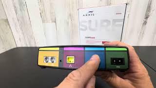 ARRIS SURFboard SBG7400AC2 DOCSIS 3 0 Cable Modem amp AC2350 Wi Fi Router Review [upl. by Melodee]