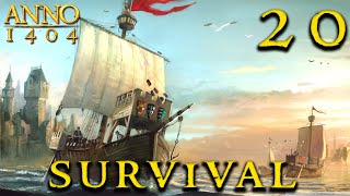 Anno 1404 SURVIVAL 20 BIG WARSHIP  Extreme Difficulty HISTORY Edition amp IAAM Strategy [upl. by Sonitnatsnoc923]