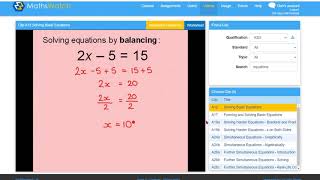 Using mathswatch ks3 [upl. by Billie]