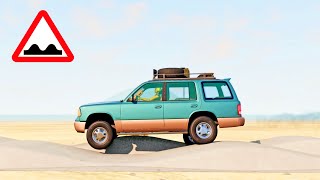 BeamNG Drive  Cars vs Heavy Duty Suspension Test [upl. by Utham]