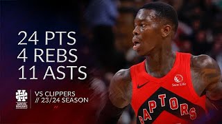 Dennis Schroder 24 pts 4 rebs 11 asts vs Bucks 2324 season [upl. by Werd904]