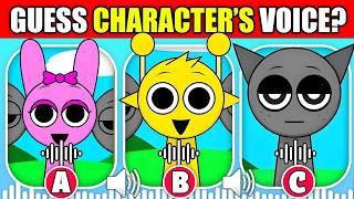 🔊 Guess The INCREDIBOX SPRUNKI Characters by their VOICE [upl. by Nawiat]