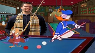 Teaching Donald To Play Pool 🎱 [upl. by Ahrendt785]