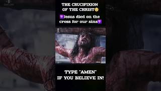 THE CRUCIFIXION OF THE CHRIST 😭✝️ shorts jesus christianity god yeshua deus newtestament [upl. by Acenes]