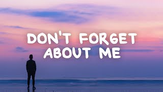 Chris James  Dont Forget About Me Lyrics [upl. by Kama332]