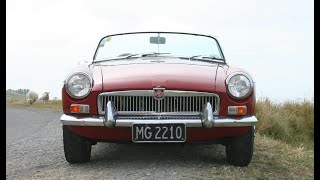 1964 MGB Roadster  Walk Around and Engine Start [upl. by Aicel]