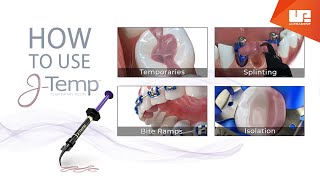 How to Use JTemp™ temporary resin  StepbyStep [upl. by Felice]