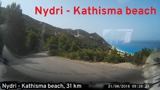 Lefkada driving Nydri to Kathisma beach [upl. by Jit]