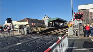 4 Hangmans Barmouth South Level Crossing Gwynedd 19102024 [upl. by Beisel]