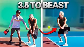 35 to Anna LeighLike POWER  A Full TwoHanded Backhand Lesson [upl. by Chelsy]