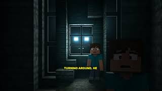 THE STORMY NIGHT AND STEVE IN MINECRAFT HORROR STORY shorts [upl. by Nicolle]