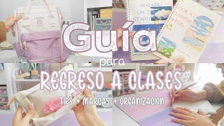 Guía para el regreso a clases 📚🎒 tips de organización [upl. by Akinohs]