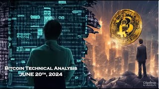 Bitcoin  Technical Analysis June 20th 2024 [upl. by Nenerb]