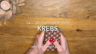 KREBS ♋️ quotDAS HAT MICH ENORM BERÜHRT WAHNSINNS ENERGIEquot Krebs 14  20Oktober 2024 Tarot [upl. by Fallon]