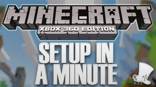 Minecraft on Xbox  Setup In a Minute [upl. by Anabella853]