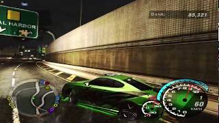 Need For Speed Underground 2  Hyundai Tiburon Top Speed 371kmh [upl. by Selma210]