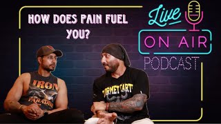 Use Pain As Fuel Podcast By Influencer Getfitbysahib amp Celebrity Coach Wolf pain podcast podcasts [upl. by Ellecrad]