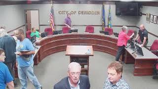 DeRidder City Council Live Stream [upl. by Icyak574]