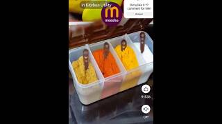 Meesho Finds Random Product  Spice box for kitchen  spice box is just 173rs spicebox meesho [upl. by Noslen]