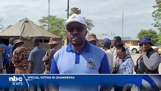 NAMIBIAVOTES2024  Long queues observed at Ohangwena Regions special voting  nbc [upl. by Ydwor333]