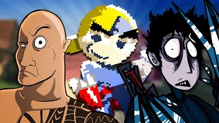 The Rock vs Paperboy vs Edward Scissorhands  RAP BATTLE ft Chase Beck Commander Jacob amp Zawesome [upl. by Pepi]