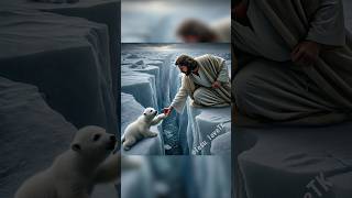 Jesus saved the poor polar bear 🐻‍❄️ jesus fe amen [upl. by Locin]