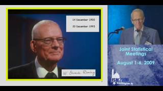 J Stuart Hunter  2009 Deming Lecture [upl. by Lion]