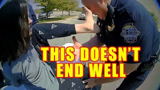 Bodycam DUI Arrest  INSANE Video of Drunk 19YearOld Assaulting Police Officers [upl. by Dyol]