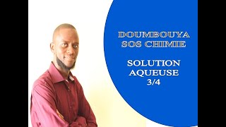 SOLUTION AQUEUSE 34 MASSE VOLUMIQUE DENSITÉ MOLALITÉ ET CONCENTRATION NORMALE NORMALITÉ [upl. by Daloris]