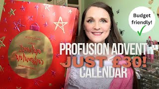 Profusion advent calendar 2024  budget beauty advent calendar at just £30 [upl. by Llenreb]