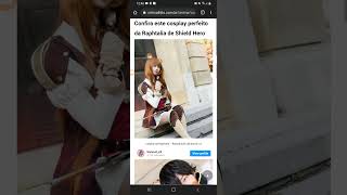 Cosplay perfeita da Raphtalia de Shield Hero [upl. by Htrowslle]