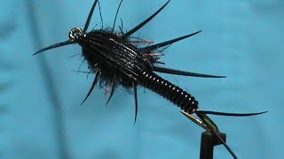 Beginner Fly tying a Deep Black Stonefly with Jim Misiura [upl. by Duma]