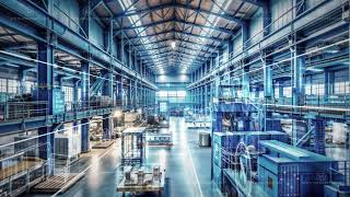 Smart factory monitoring system manages operations in a manufacturing hall [upl. by Mascia198]