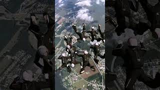 Soldiers from the US Army Parachute Team compete [upl. by Kahle63]