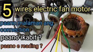 5 wires electric fan connection paano ikabit paano mag install paano malaman ang high med low [upl. by Mike42]