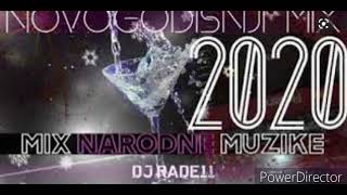 MIX NARODNE MUZIKE 2020  NOVOGODISNJI MIX Dj RADE [upl. by Anhcar]