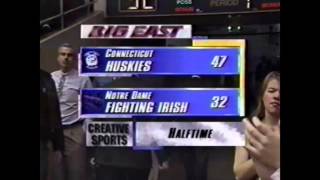 Dec 6 1995  9 UConn vs Notre Dame Highlights [upl. by Lubet]