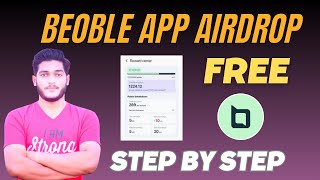 Beoble App Airdrop Full Guide  Free Crypto Airdrop 2024 Without Investment [upl. by Duntson]