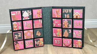 Mini Advent Calendar Book  Tutorial [upl. by Roddy]