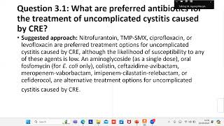 CarbapenemResistantEnterobacterales Infections and Updates of IDSA 2024 Treatment Guidance [upl. by Egide]