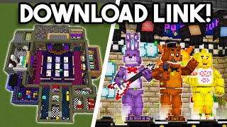 FNAF 1 Speedbuild amp Map Tour in MInecraft [upl. by Llovera]